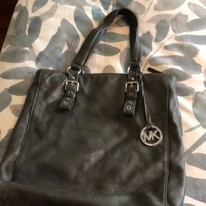 Michael Kors Gray Leather Tote